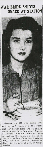 War Brides: Margaret Mitchell Elliott