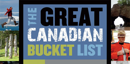 The Great Canadian Bucket List