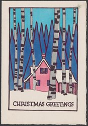 Image of a Christmas card from 1920