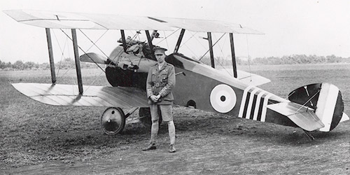 Manitoba's Billy Barker was a Canadian flying ace and the most decorated serviceman in the British Empire, earning numerous medals and battle honours, including the Victoria Cross.